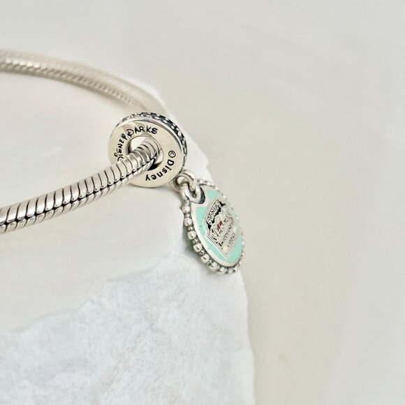 Pandora Mickey Disney's Wilderness Lodge Dangle S925 Silver Charm - Picture 5 of 5